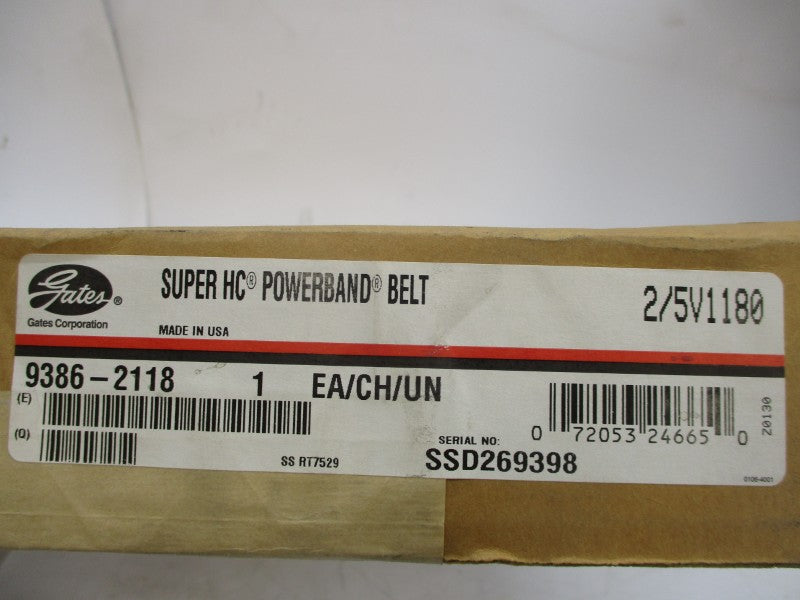 GATES 2/5V1180 9386-2118 NSFS