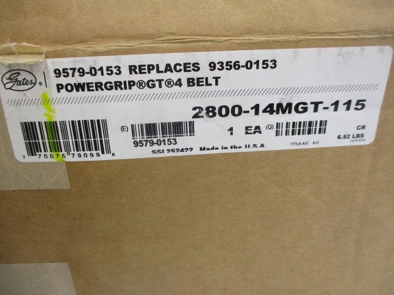 GATES 2800-14MGT-115 9579-0153 NSMP