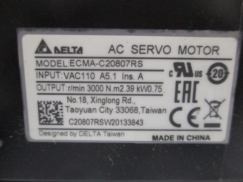 DELTA ECMA-C20807RS 110VAC 5.1A NSMP