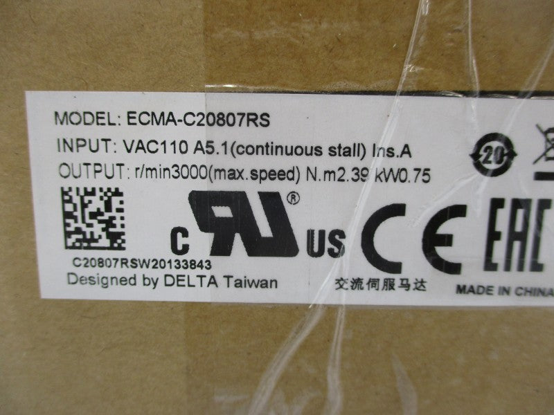 DELTA ECMA-C20807RS 110VAC 5.1A NSMP