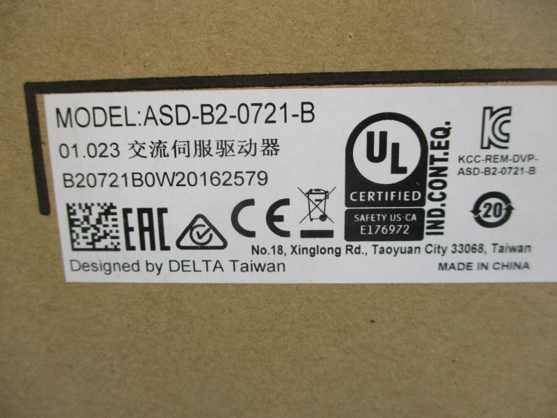 DELTA ASD-B2-0721-B 200-230V 3.66A NSMP