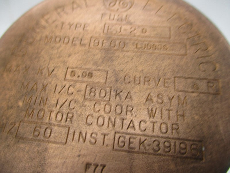 GENERAL ELECRIC 9F60LJD806 5.08KV 6R NSNP