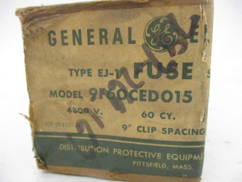 GENERAL ELECTRIC 9F60CED015 4800V 15A NSMP