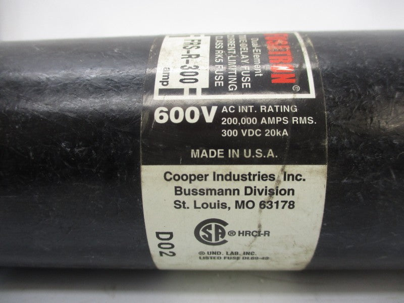 BUSSMANN FRS-R-300 600VAC 300A (BK) NSNP