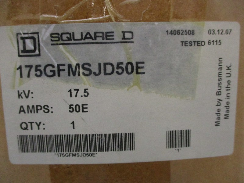 SQUARE D 175GFMSJD50E 17.5KV 150A NSMP