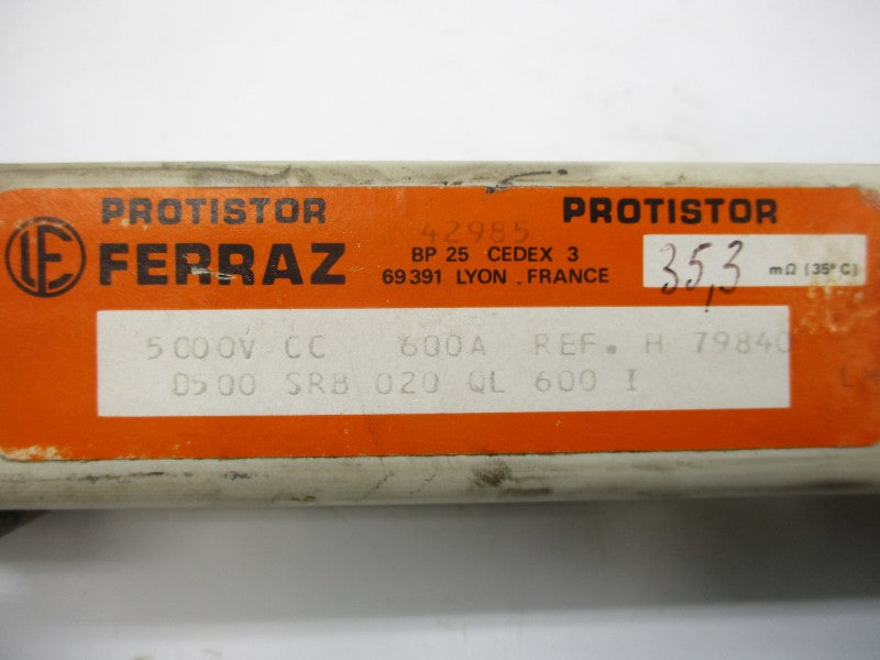 FERRAZ SHAWMUT H79840 5000V 600A NSNP