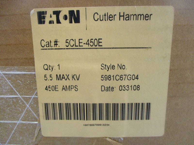 EATON 5CLE-450E 5.5KV 450EA NSMP