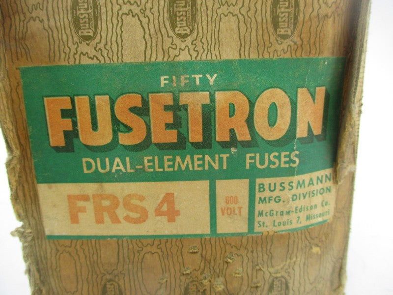 BUSSMAN FRS4 600V 4A (PKG OF 50) NSMP