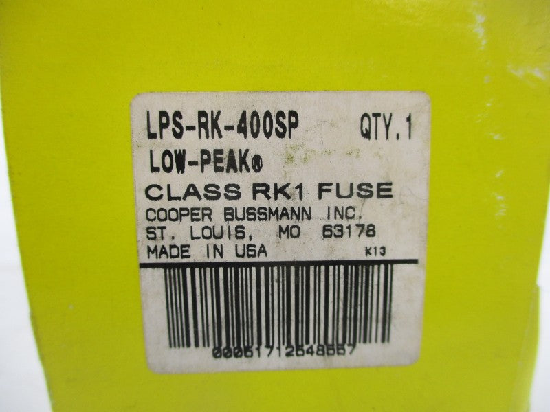 BUSSMANN LPS-RK-400SP 600VAC 400A (YL) NSFS