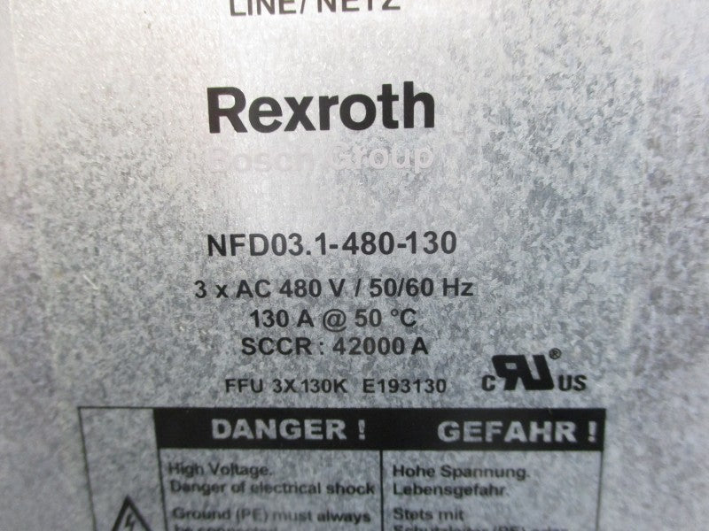 REXROTH NFD03.1-480-130 480VAC 130A NSNP