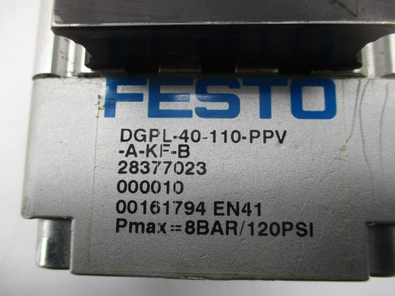 FESTO DGPL40-110-PPV-A-KF-B 161794 120PSI NSNP