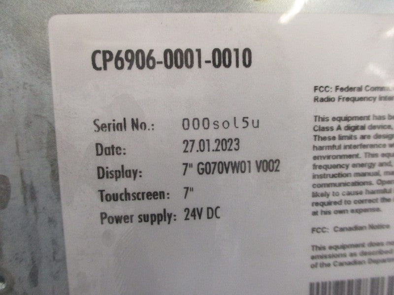 BECKOFF CP6906-0001-0010 NSNP