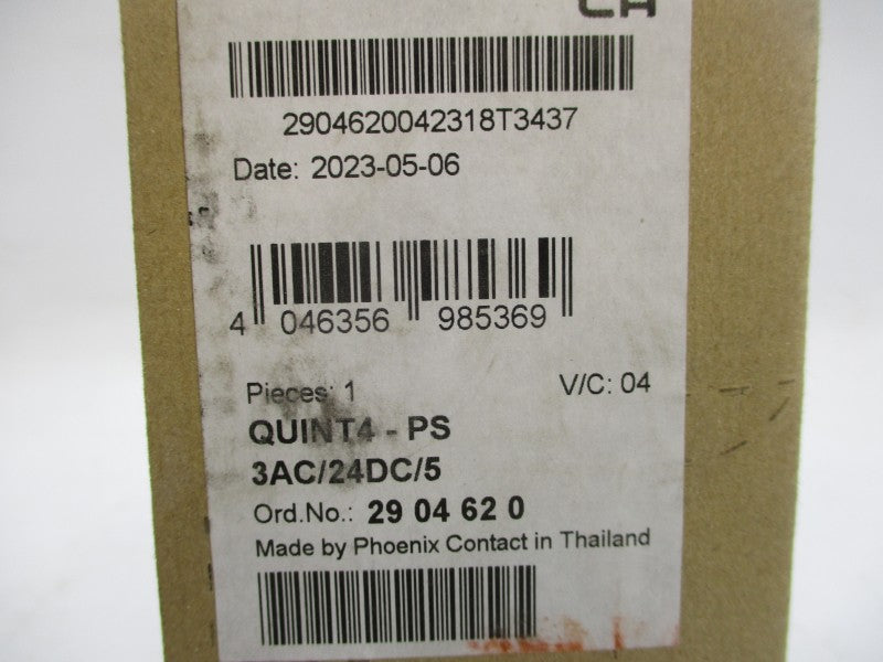 PHOENIX CONTACT QUINT4-PS-3AC/24DC/5 2904620 NSFS