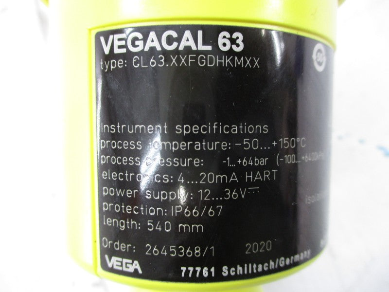 VEGA CL63.XXFGDHKMXX 12-36V NSNP