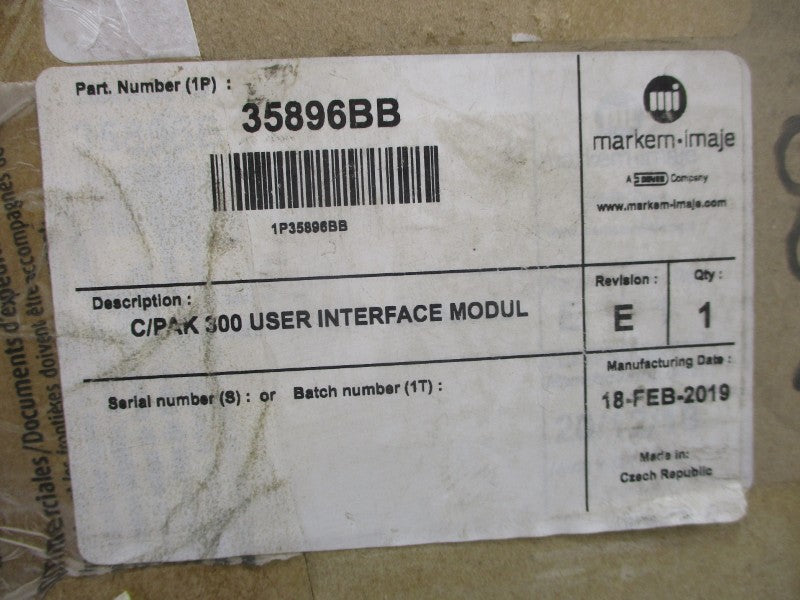 MARKEM IMAJE 35896BB NSMP