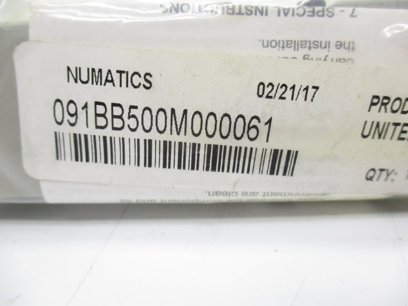 NUMATICS 091BB500M000061 120PSI -10-115'F NSMP