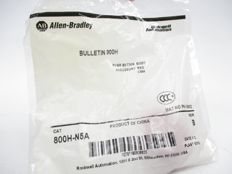 ALLEN BRADLEY 800H-N5A SER. B NSMP