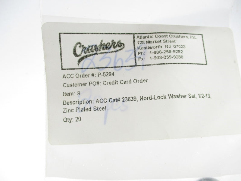 CRUSHERS 23639 (PKG OF 20) NSMP