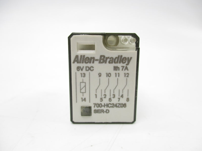 ALLEN BRADLEY 700-HC24Z06 SER. D 6VDC 7A (WH) NSMP