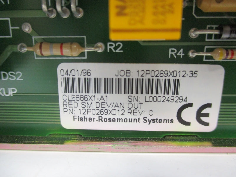 FISHER ROSEMOUNT 12P0269X012 REV. C CL6886X1-A1 NSNP