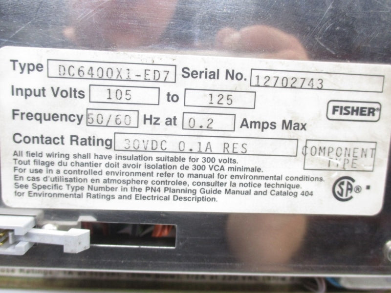 CONVERTER DC6400X1-ED7 12B0696X022 105-125V 0.2A UNMP