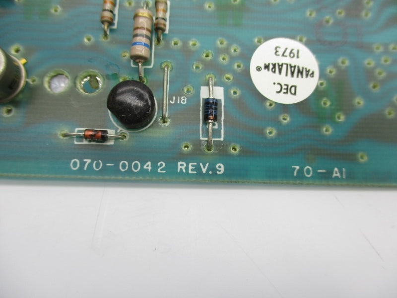 PANALARM 070-0042 REV. 9 70-A1 12VDC UNMP