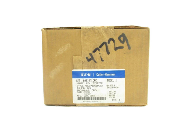 CUTLER HAMMER A210M1CAC 110/120V NSFS