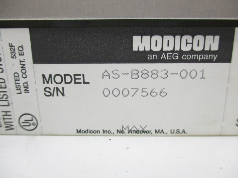 MODICON AS-B883-001 UNMP