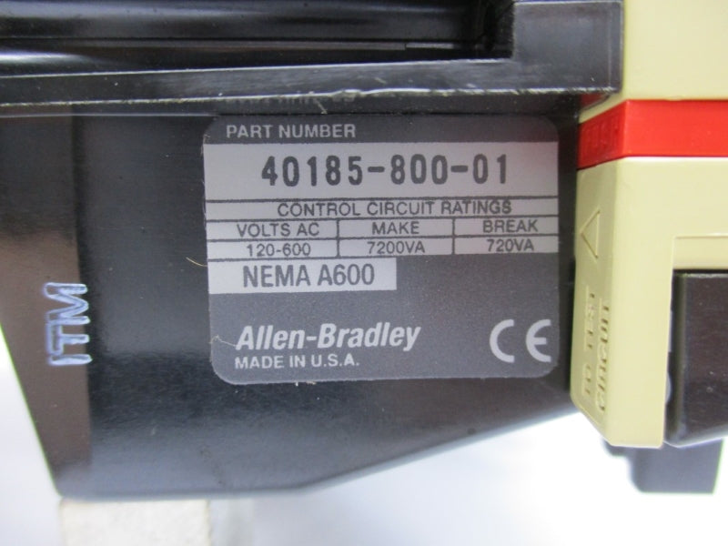 ALLEN BRADLEY 40185-800-01 120-600VAC (BR/WH) NSMP