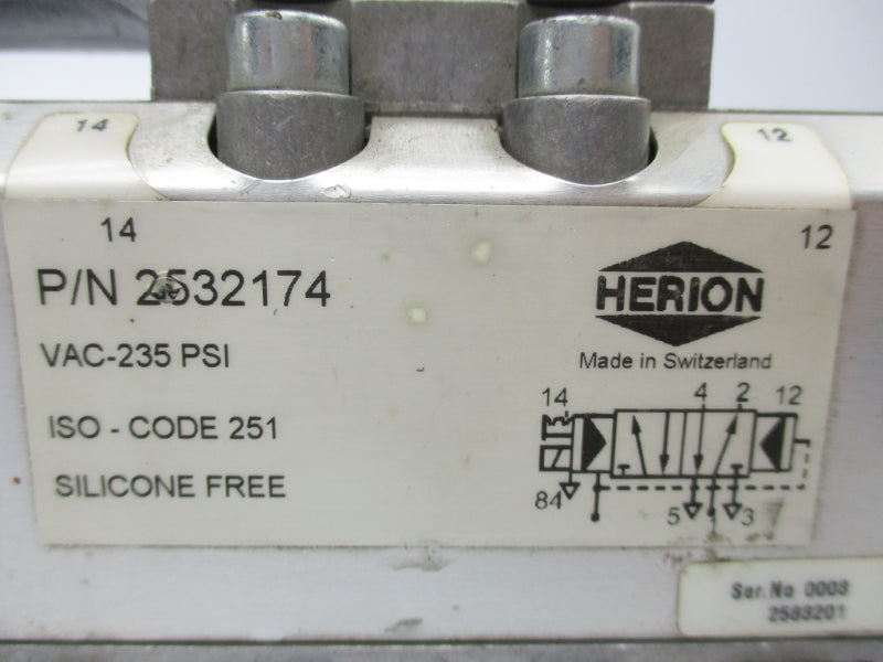 HERION 2532174 110/120V 235PSI UNMP