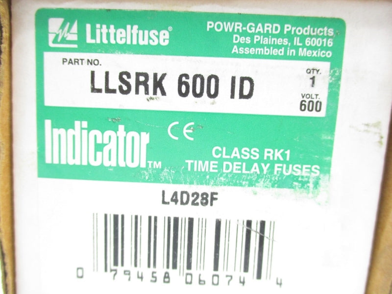 LITTELFUSE LLSRK600ID 75-600VAC 600A NSNP