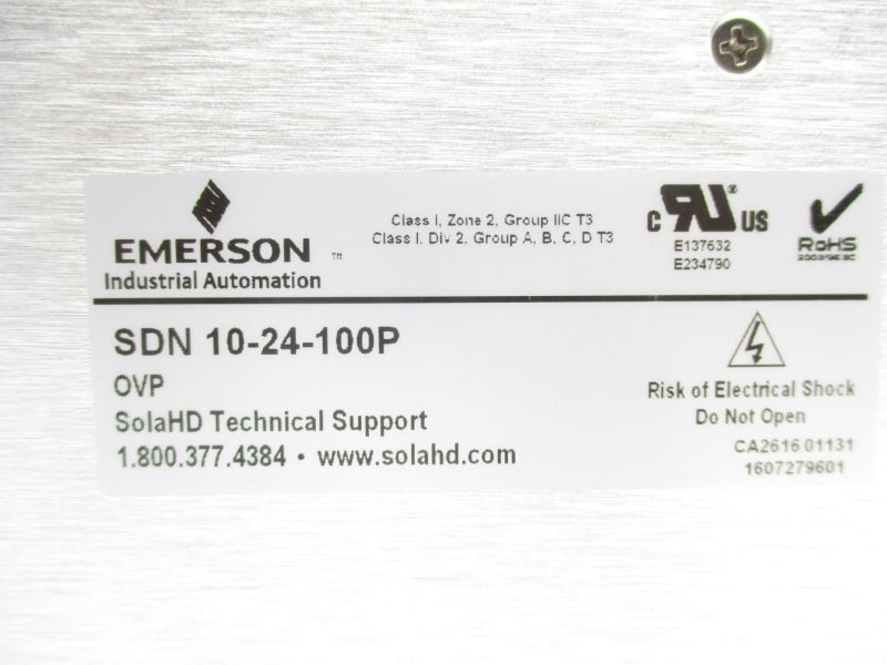 SOLA SDN10-24-100P 115/230VAC 5.0/2.0A NSNP