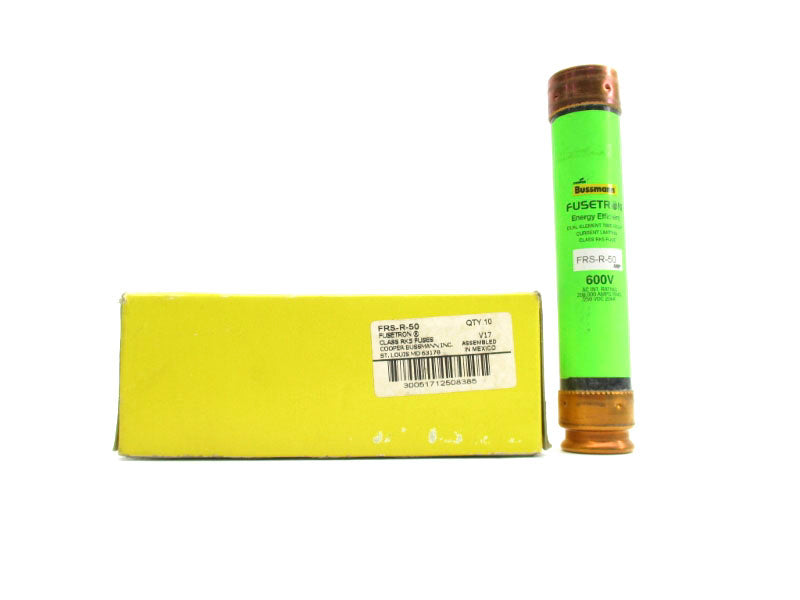 BUSSMANN FRS-R-50 600VAC 50A  (PKG OF 10) (YL/GR) NSMP