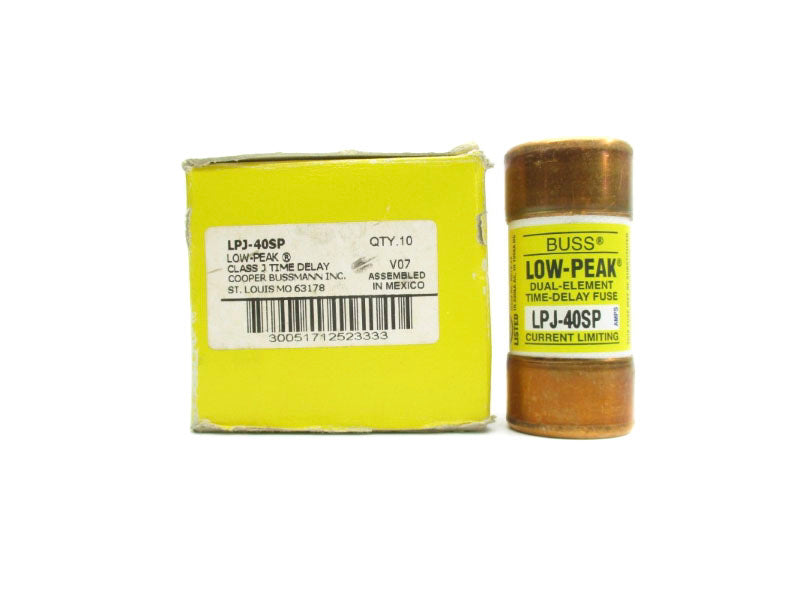 BUSSMANN LPJ-40SP 600VAC 40A (PKG OF 10) (YL/YL) NSMP