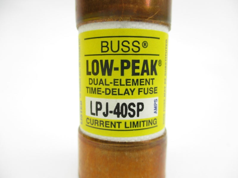 BUSSMANN LPJ-40SP 600VAC 40A (PKG OF 10) (YL/YL) NSMP