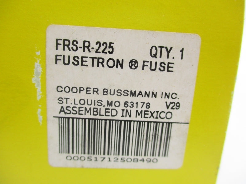 BUSSMANN FRS-R-225 600VAC 225A (YL/GR) NSMP