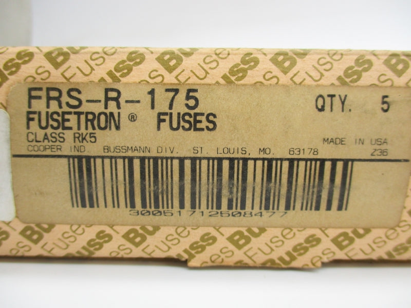 BUSSMANN FRS-R-175 600VAC 175A (PKG OF 5) NSMP