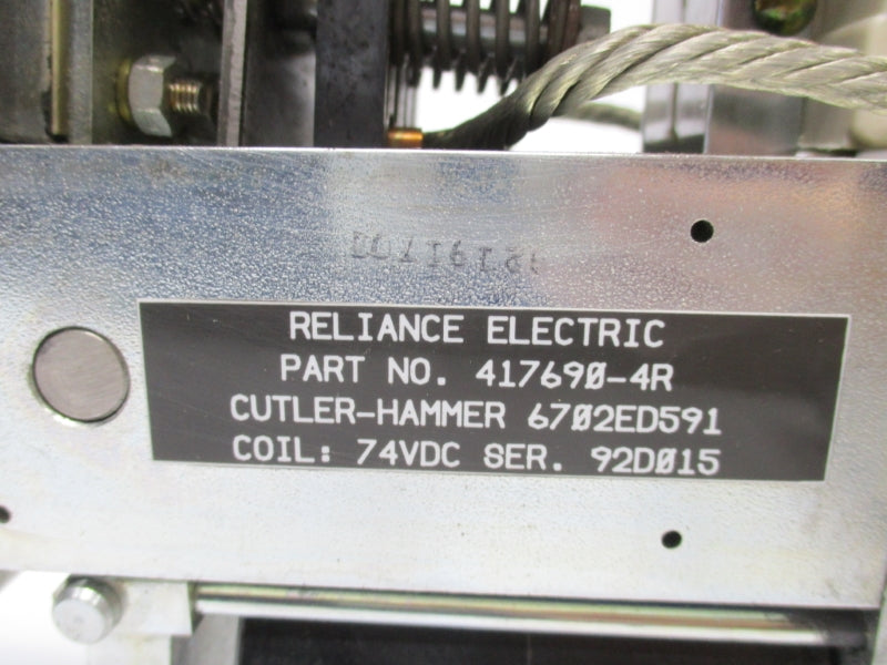 RELIANCE ELECTRIC 417690-4R 6702ED591 74VDC NSNP