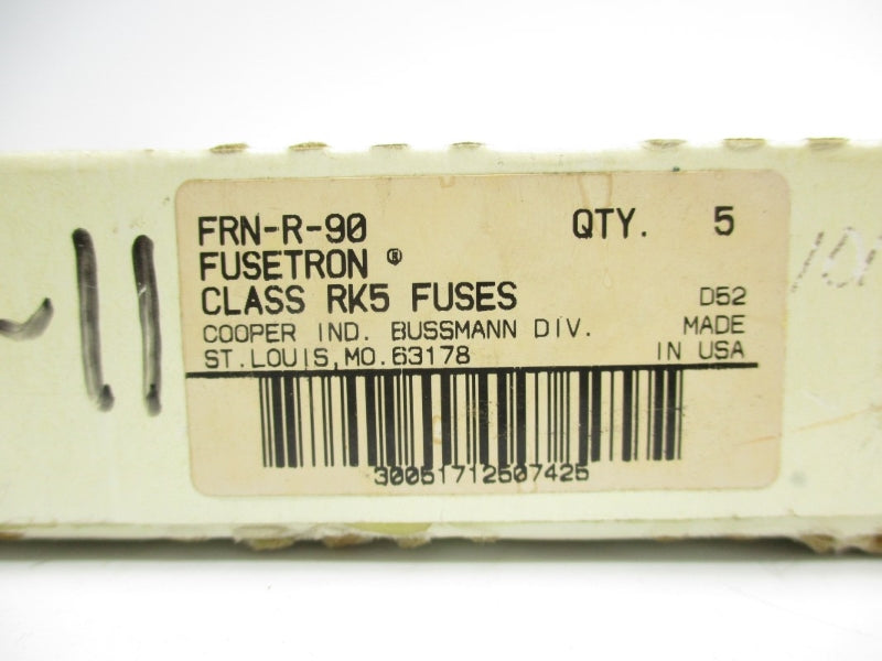 BUSSMANN FRN-R-90 250VAC 90A (PKG OF 5) (WHITE) NSMP