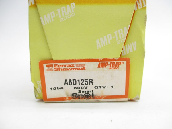 FERRAZ SHAWMUT A6D125R 600VAC/DC 125A (ORANGE) NSMP