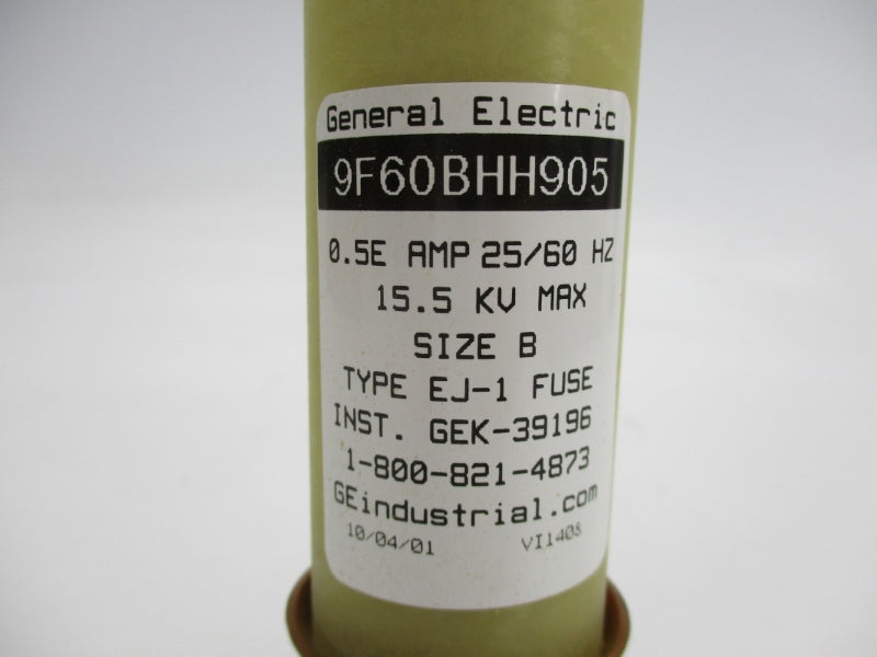 GENERAL ELECTRIC 9F60BHH905 15.5KV .5A NSMP