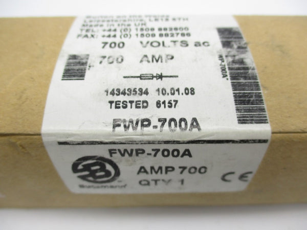 BUSSMANN FWP-700A 700VAC 700A NSMP