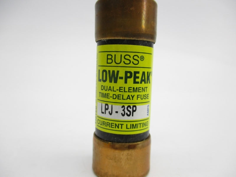 BUSSMANN LPJ-3SP 600VAC 3A (PKG OF 10) (YL/YL) NSMP
