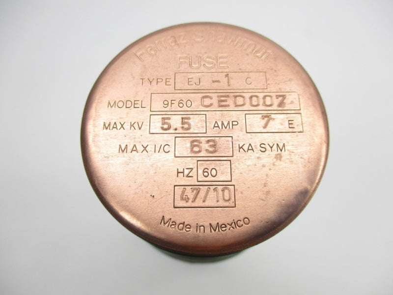 FERRAZ SHAWMUT 9F60CED007 FJ-1 7EA NSMP