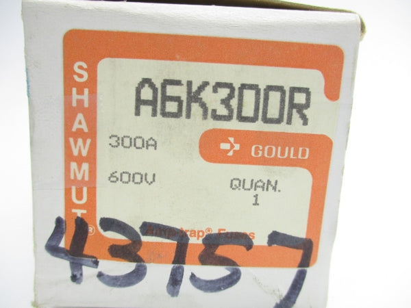 GOULD SHAWMUT A6K300R 600VAC 300A NSMP