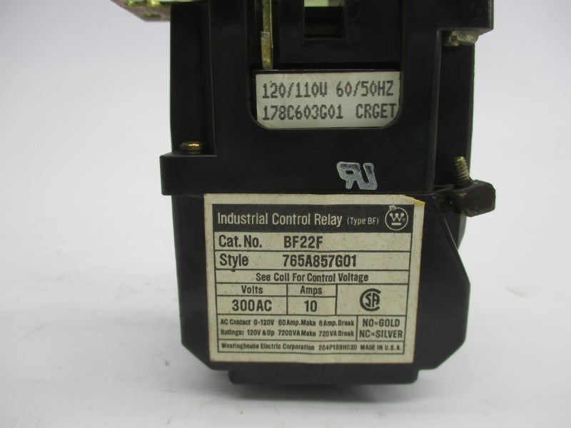 WESTINGHOUSE BF22F 765A857G01 110/120V 10A UNMP