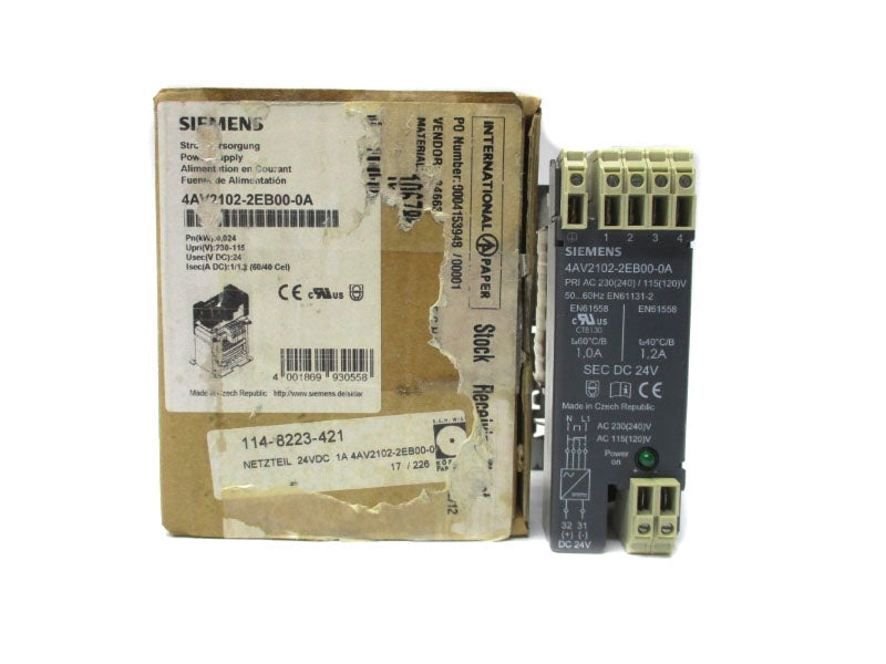 SIEMENS 4AV2102-2EB00-0A 24VDC 1.0A NSMP