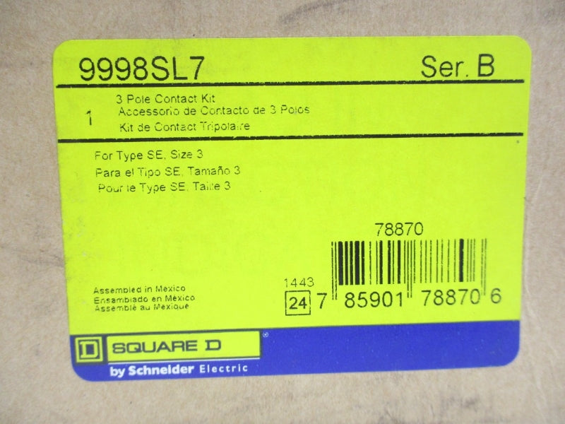SQUARE D 9998SL7 SER. B NSMP