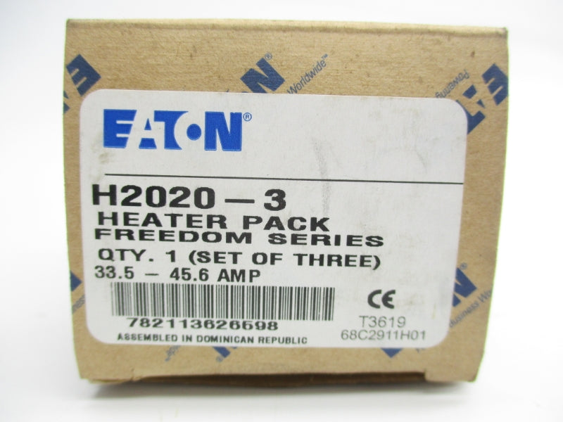 EATON H2020-3 33.5-45.6A (PKG OF 3) NSMP
