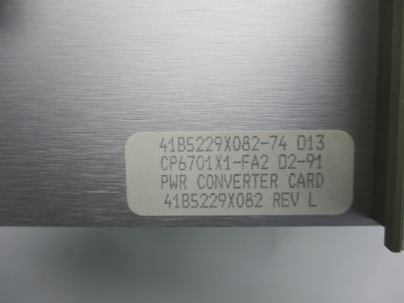 EMERSON 41B5229X082 REV. L UNMP